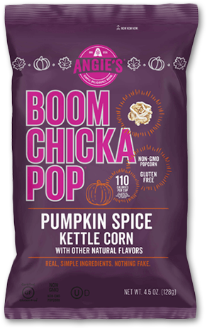 Pumpkin Spice - Angie's Boomchickapop - Kettle Corn Pumpkin Spice - (300x460), Png Download