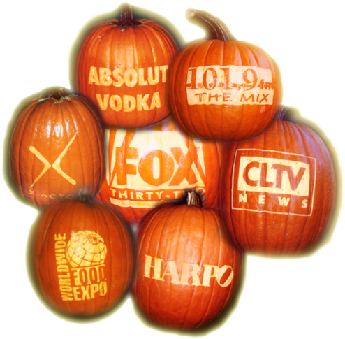 Custom Carved Real Pumpkins We Ship To Lower 48 - Pumpkin (500x497), Png Download