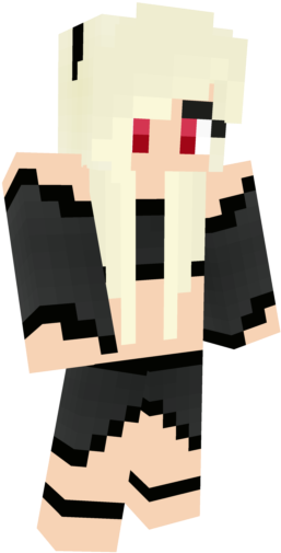 Zpubpng - Girl Light Blonde Minecraft Skin (640x640), Png Download
