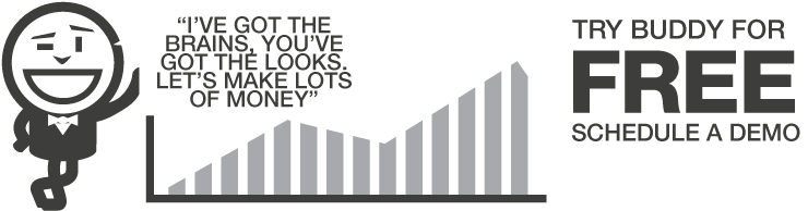 Buddycrm Users Have Seen New Business Sales Rise By - Buddy (750x194), Png Download