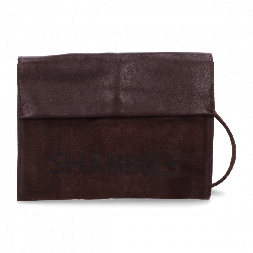 Cross Body Waxed Suede With Polished Leather Dark - Handbag (840x840), Png Download