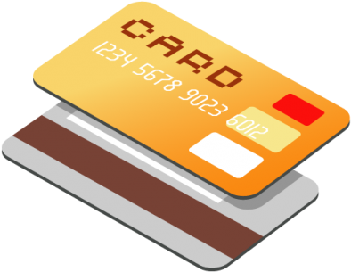 Credit Card Orange High Quality Png Png Images - Credit Card Payment Vector (400x400), Png Download