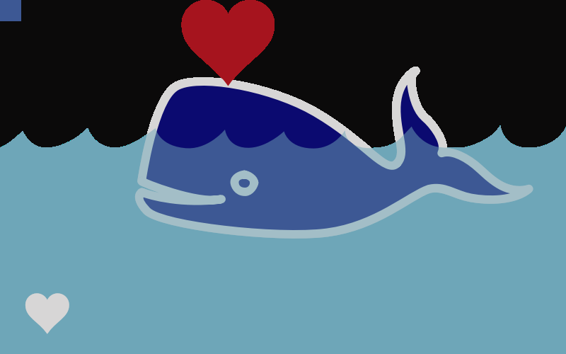 Free To Use & Public Domain Whale Clip Art Cute Whale - Depressão Dentro Se Casa (800x500), Png Download