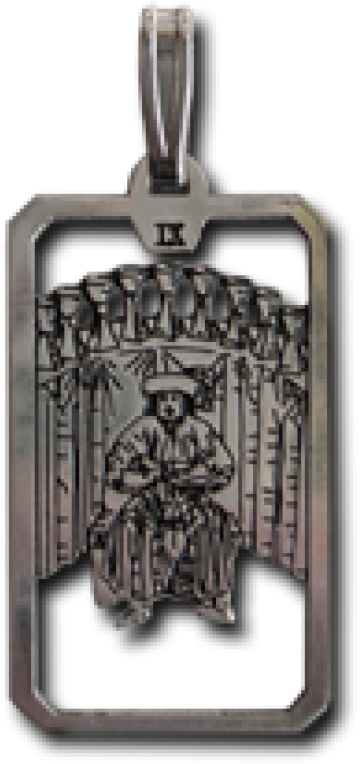 Nine Of Cups Small Tarot Pendant At All Wicca Supply - Nine Of Cups (900x900), Png Download