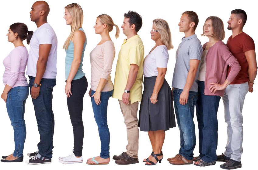 Waiting Line Png Picture - People Waiting In Line Png (900x587), Png Download