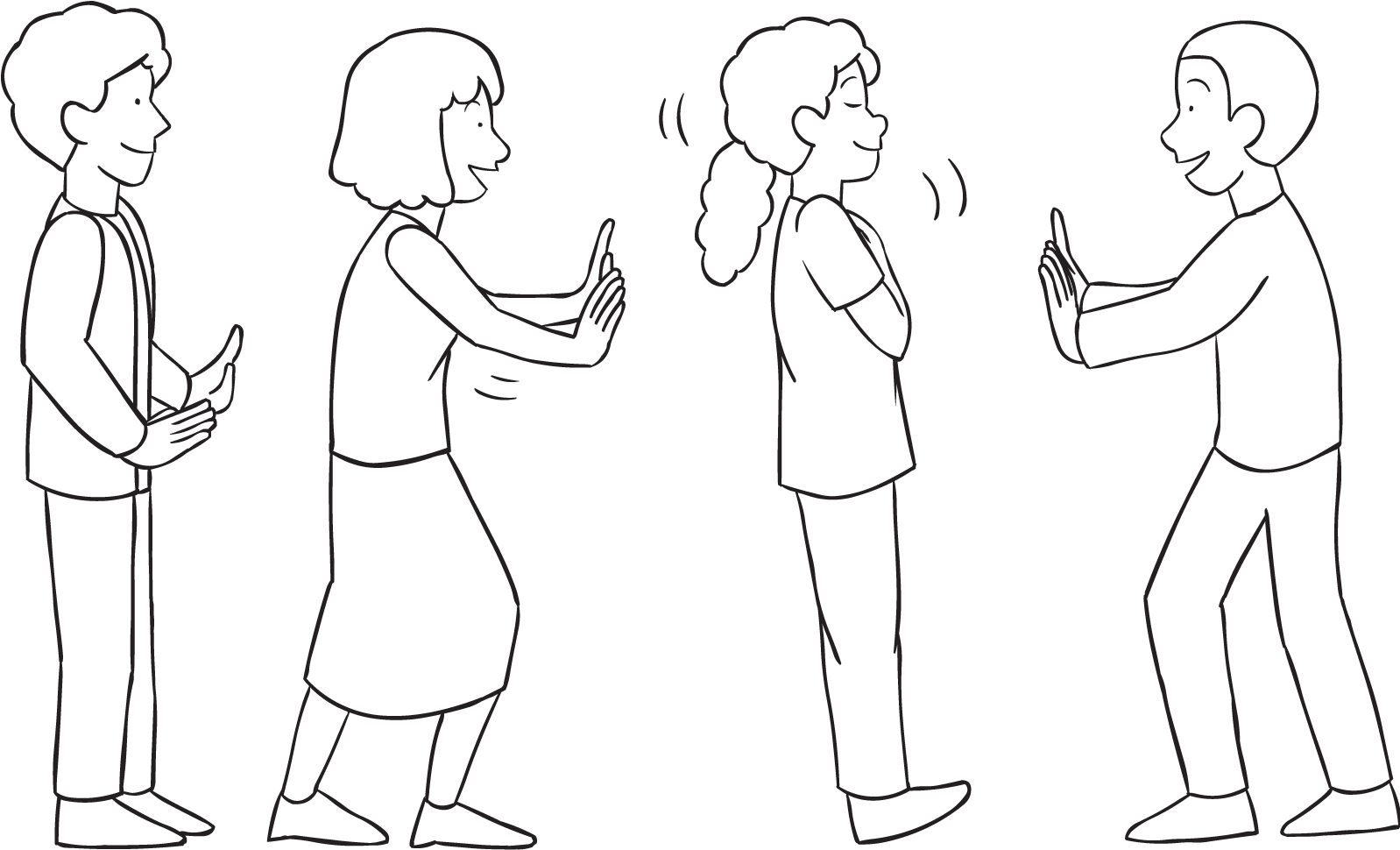 Powerful Adaptation Of Classic Partner Trust-building - Line (1600x1200), Png Download