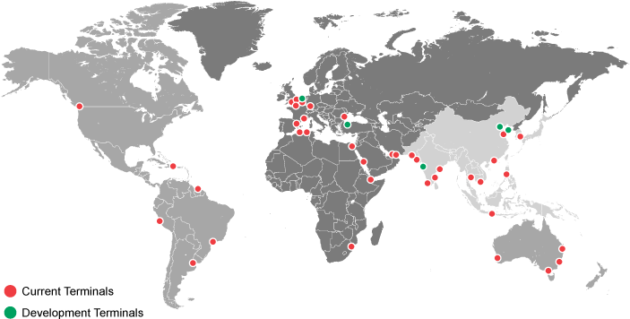 Dp World Global Network - Dp World Marine Terminals (710x385), Png Download