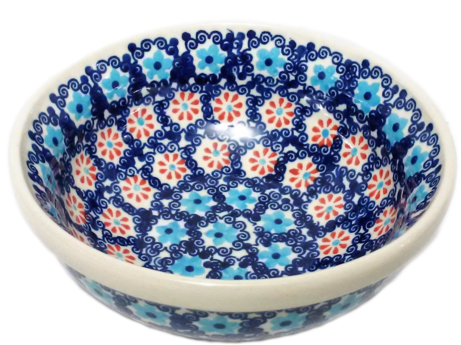 Cereal/soup Bowl In Forget Me Not Pattern - Bowl (480x468), Png Download