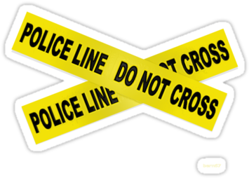 Police Tape Png Gallery For > Do Not Cross Line - National Marker Company Pt12 Printed Barricade Tape (375x360), Png Download