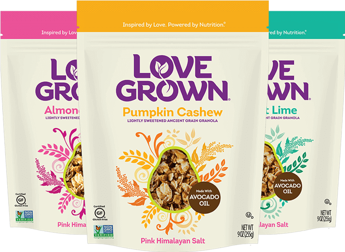 Love Grown Ancient Grains Granola Product Family - Love Grown Foods Comet Crispies Chocolate - 9.5 Oz (1388x952), Png Download