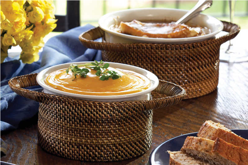 Large Round Soup Bowl With Handles - Calaisio Round Soup With Pillivuyt Dish (small) (800x800), Png Download