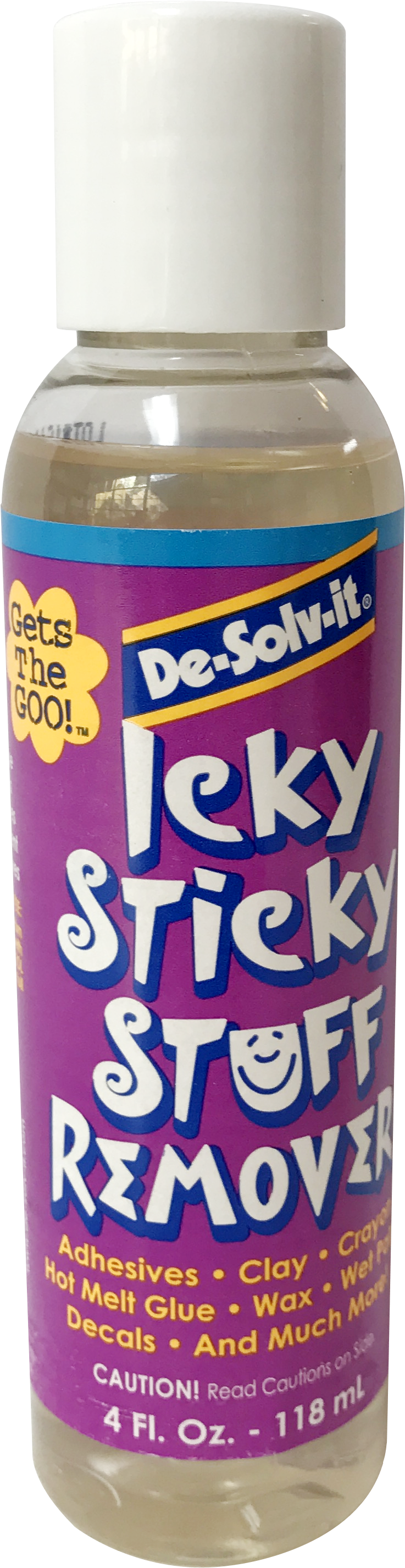 De Solv It Icky Sticky Stuff Remover For Fastback Binders - De-solv-it Icky Sticky Stuff Remover 4oz - 2 Pack (928x2972), Png Download
