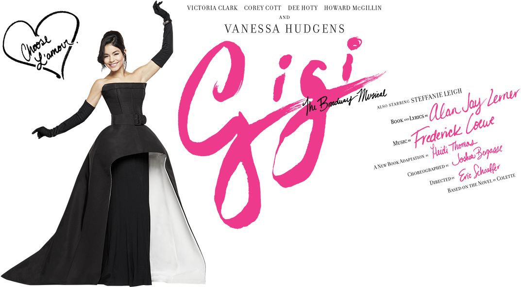 From High School Musical To Broadway - Vanessa Hudgens Gigi Poster (1105x592), Png Download