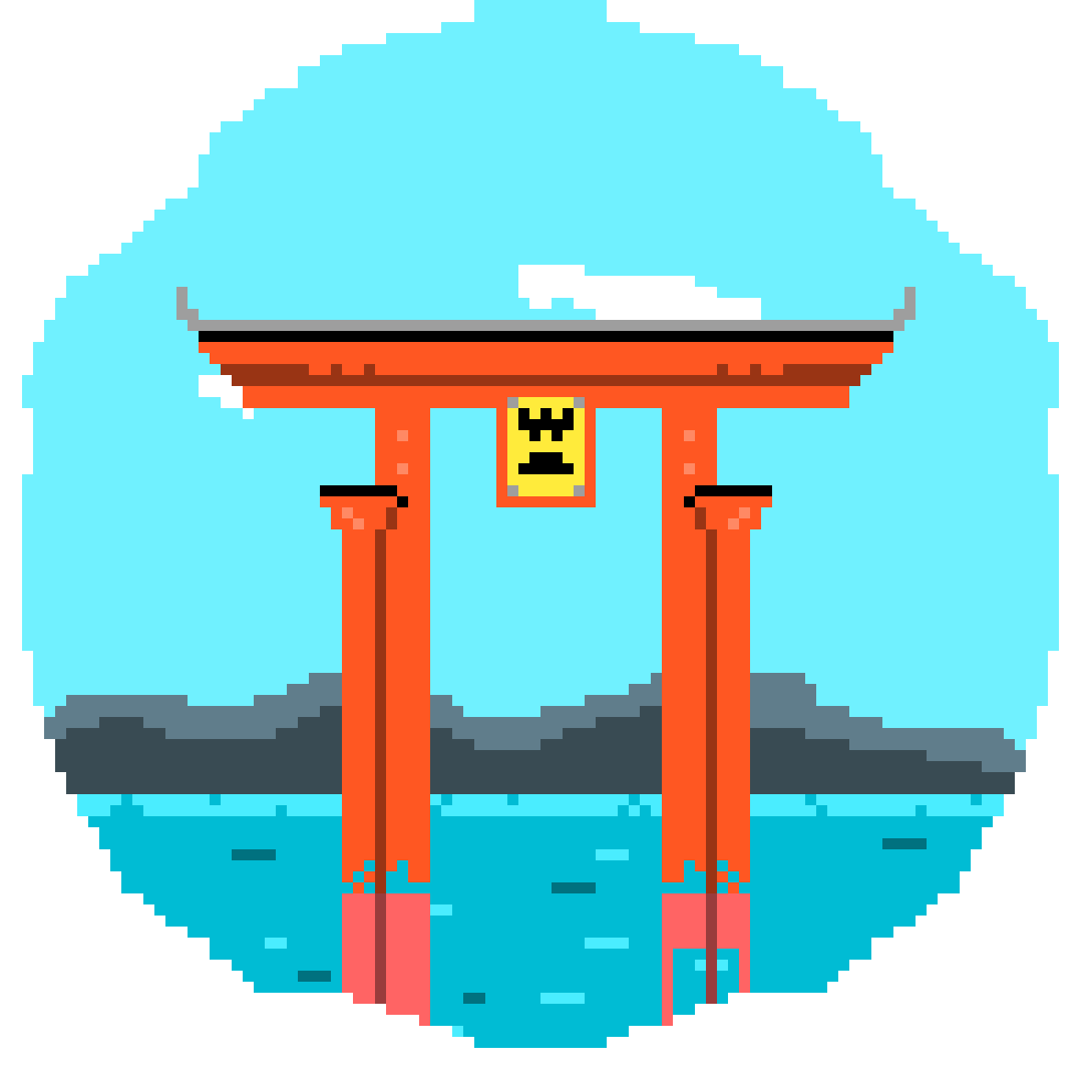 Torii Gate - Gate (1188x1188), Png Download