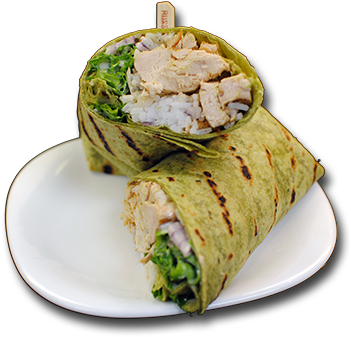Grilled Chicken Caesar Wrap - Chicken Caesar Wrap Png (400x400), Png Download