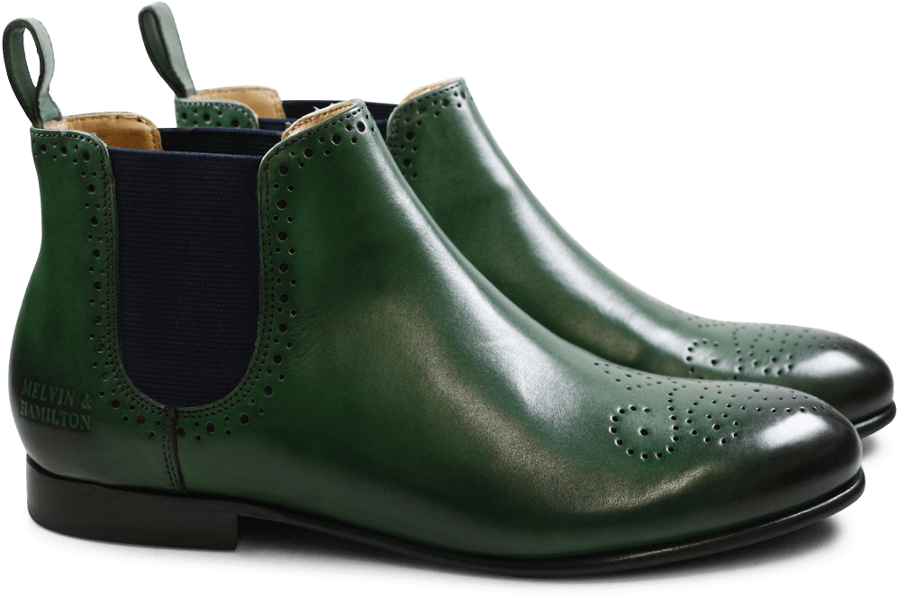 Ankle Boots Sally 16 Dark Forest Elastic Navy Hrs - Melvin & Hamilton Ženy Chelsea Boty 'amelie 5 (1024x1024), Png Download