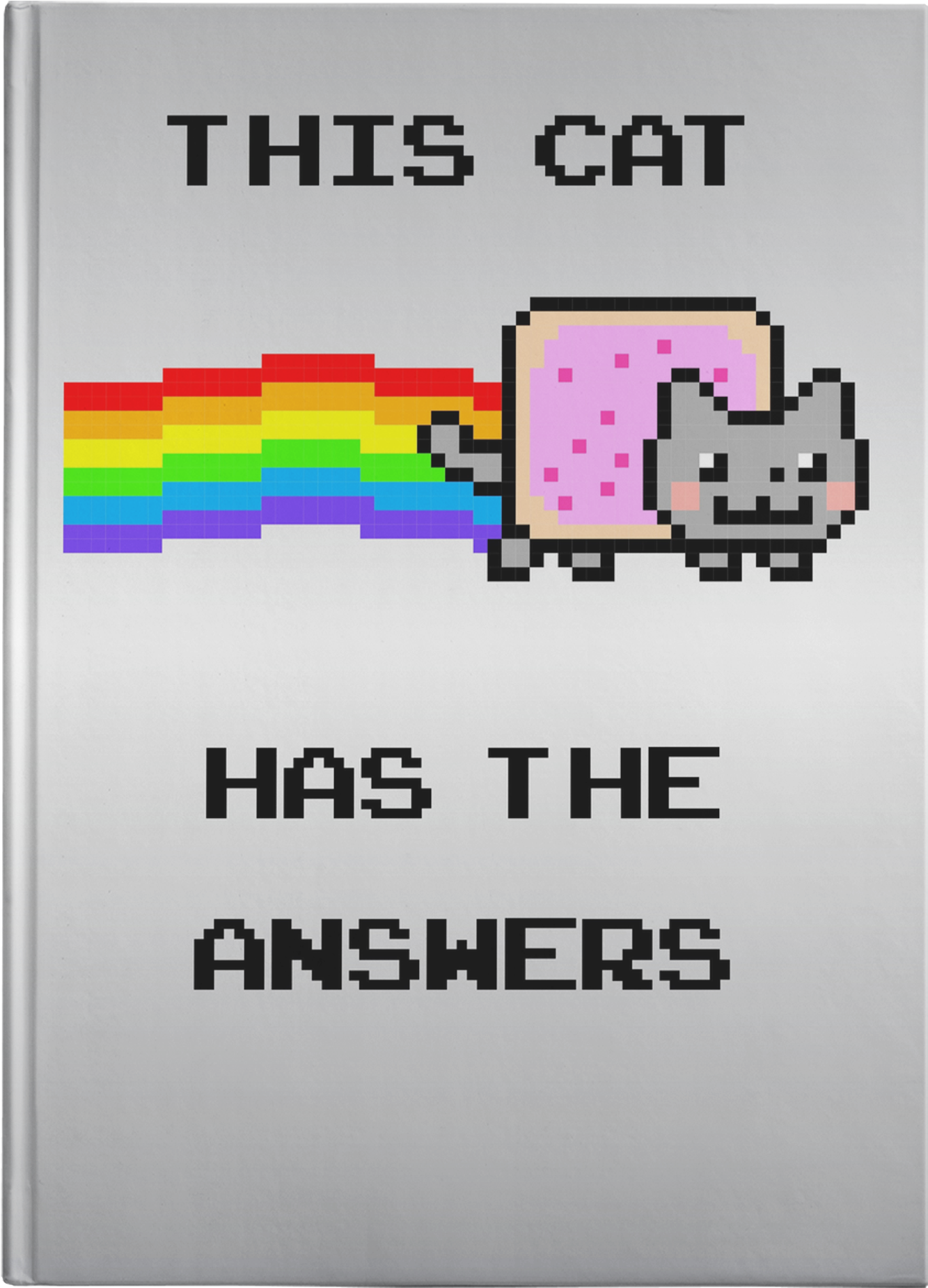 Nyan Cat Hardcover Journal - Nyan Cat (2000x2000), Png Download