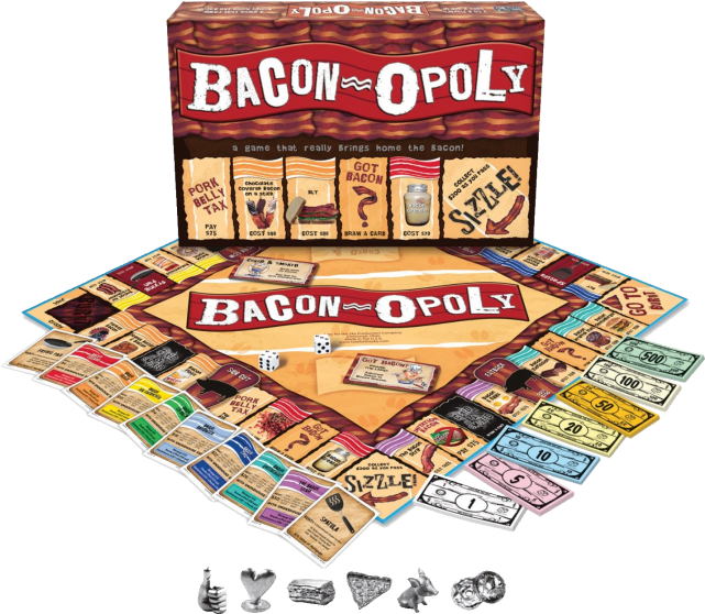 Bacon-opoly - Late For The Sky Bacon-opoly (640x640), Png Download