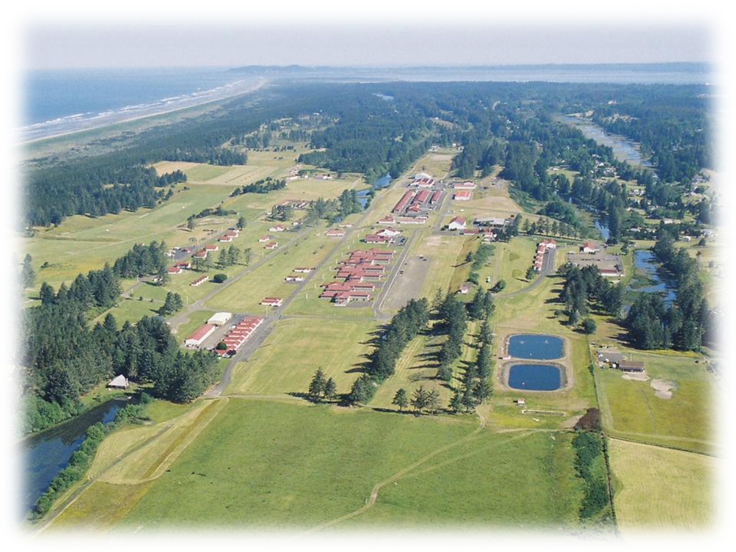 Shooting Death Of Army Ranger At Camp Rilea Prompts - Aerial Photography (1502x1127), Png Download