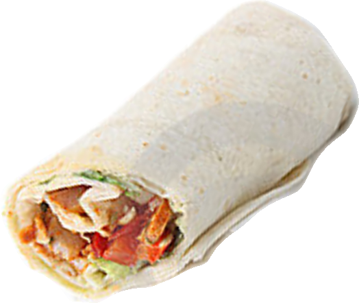 Mcdonald's Chicken Fajita - Mission Burrito (524x442), Png Download