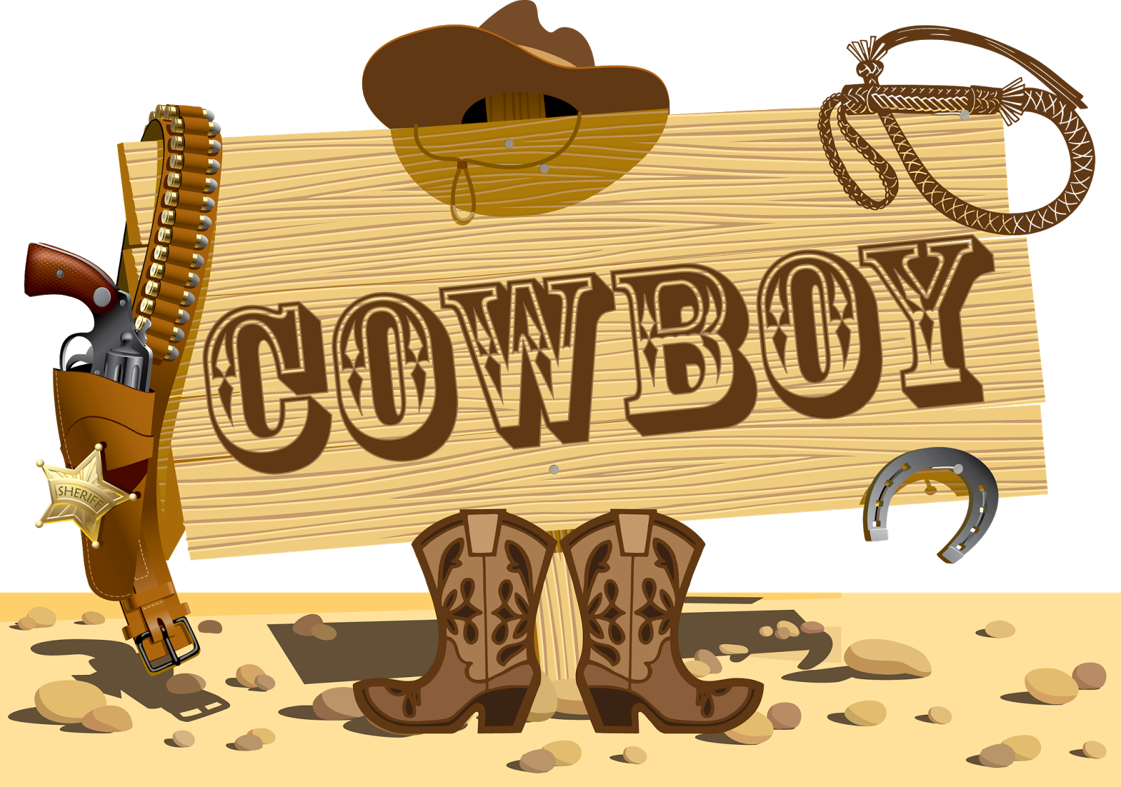 Welcome To Our Cowboy Party Wild West Themed Props - Chad Morgan / Australian Country Classics (1600x1124), Png Download