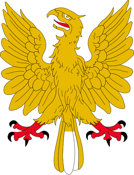 Gold Eagle Svg Clip Arts 456 X 596 Px (456x596), Png Download