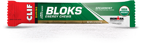 Spearmint Flavor Packaging - Clif Bloks Energy Chews (625x510), Png Download