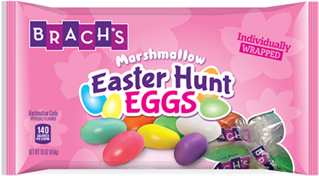 Brach's Marshmallow Easter Hunt Eggs Candy - Brachs Easter Hunt Eggs Marshmallow Candy 7 Oz (pack (480x480), Png Download