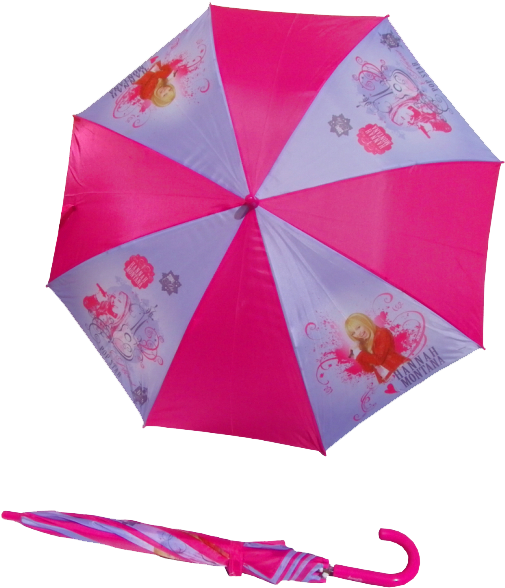 Hanna Montana Kids Umbrella - Kids Umbrella Png (600x600), Png Download