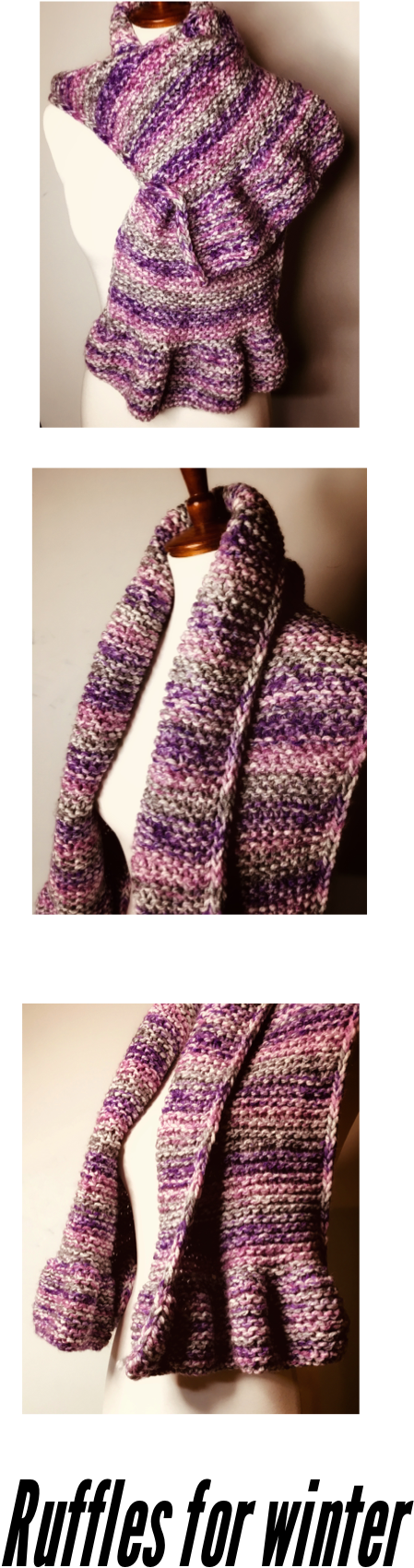 Easy Scarf Knitting Pattern - Wool (1200x1800), Png Download