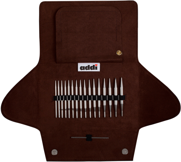 Addi Click Lace Fine Knitting Needles Plug In Set Case - Addi Click Lace Interchangeable Knitting Needle Set (640x640), Png Download