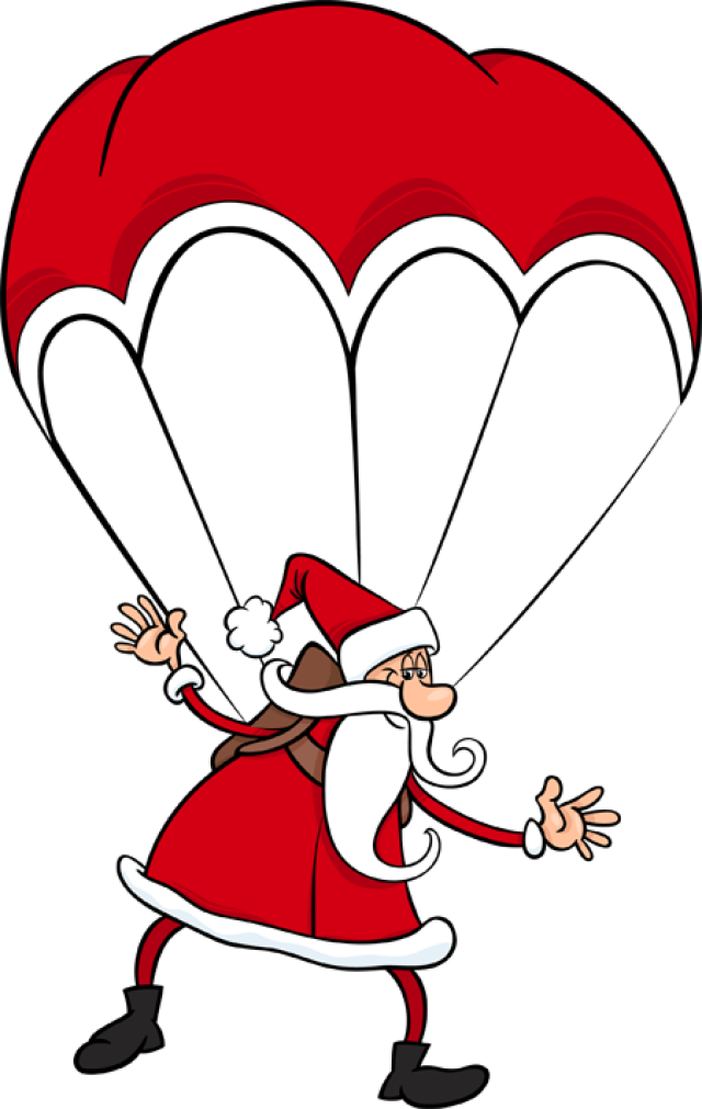 Great Santa Clip Art - Portable Network Graphics (640x1011), Png Download