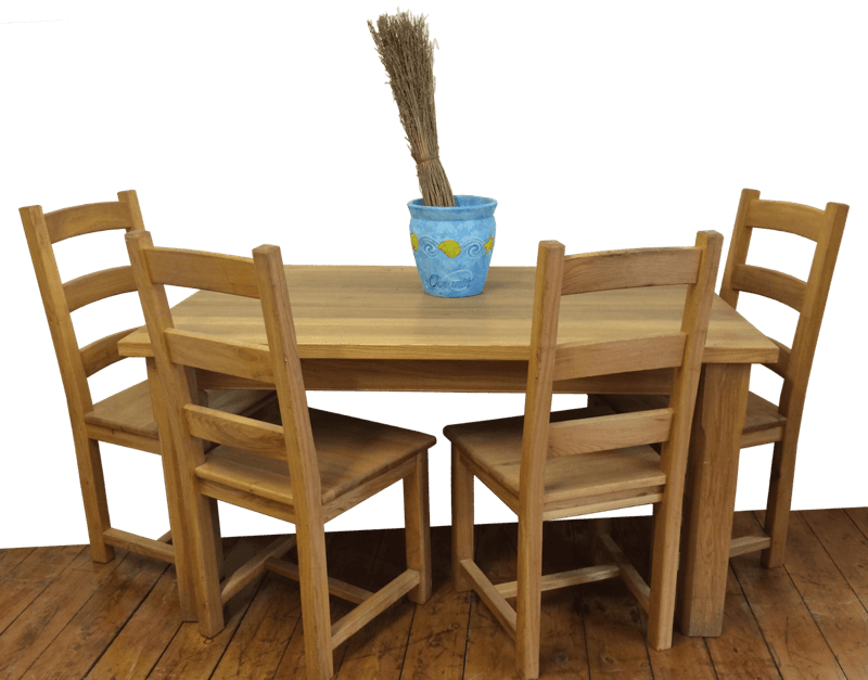 Table And Chairs - Chair (800x627), Png Download