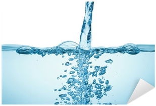 Clean Running Water And The Bubbles Sticker • Pixers® - Water Running (400x400), Png Download