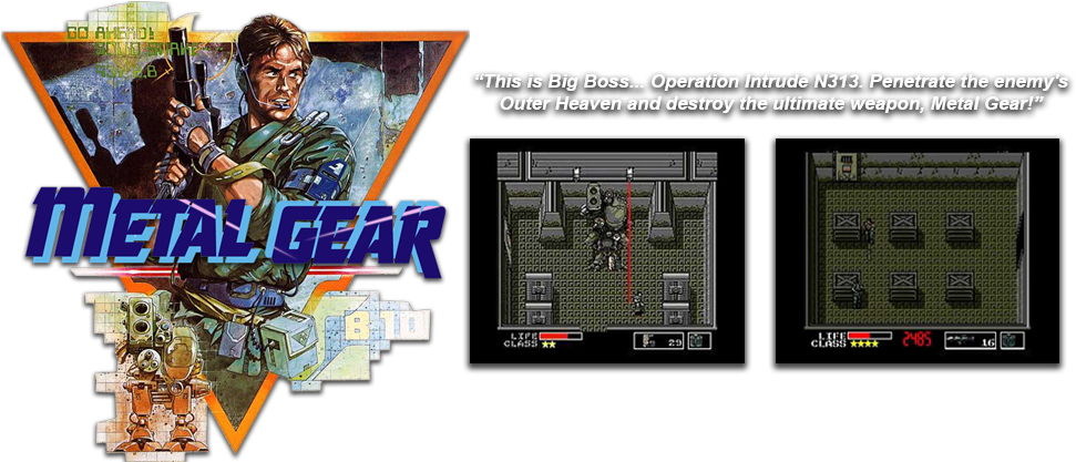 [ Img] Metal Gear - Metal Gear Nes (1000x440), Png Download