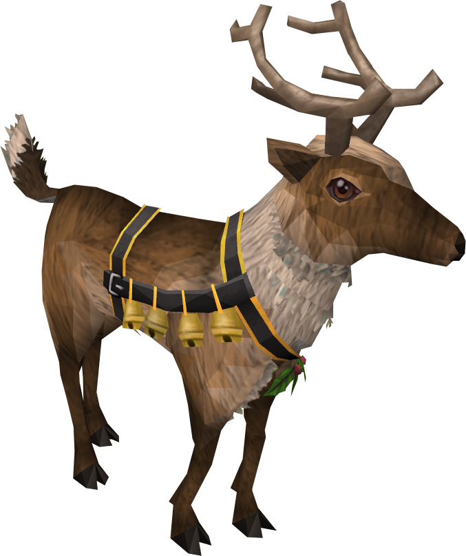 Rory The Reindeer - Runescape Reindeer (677x808), Png Download