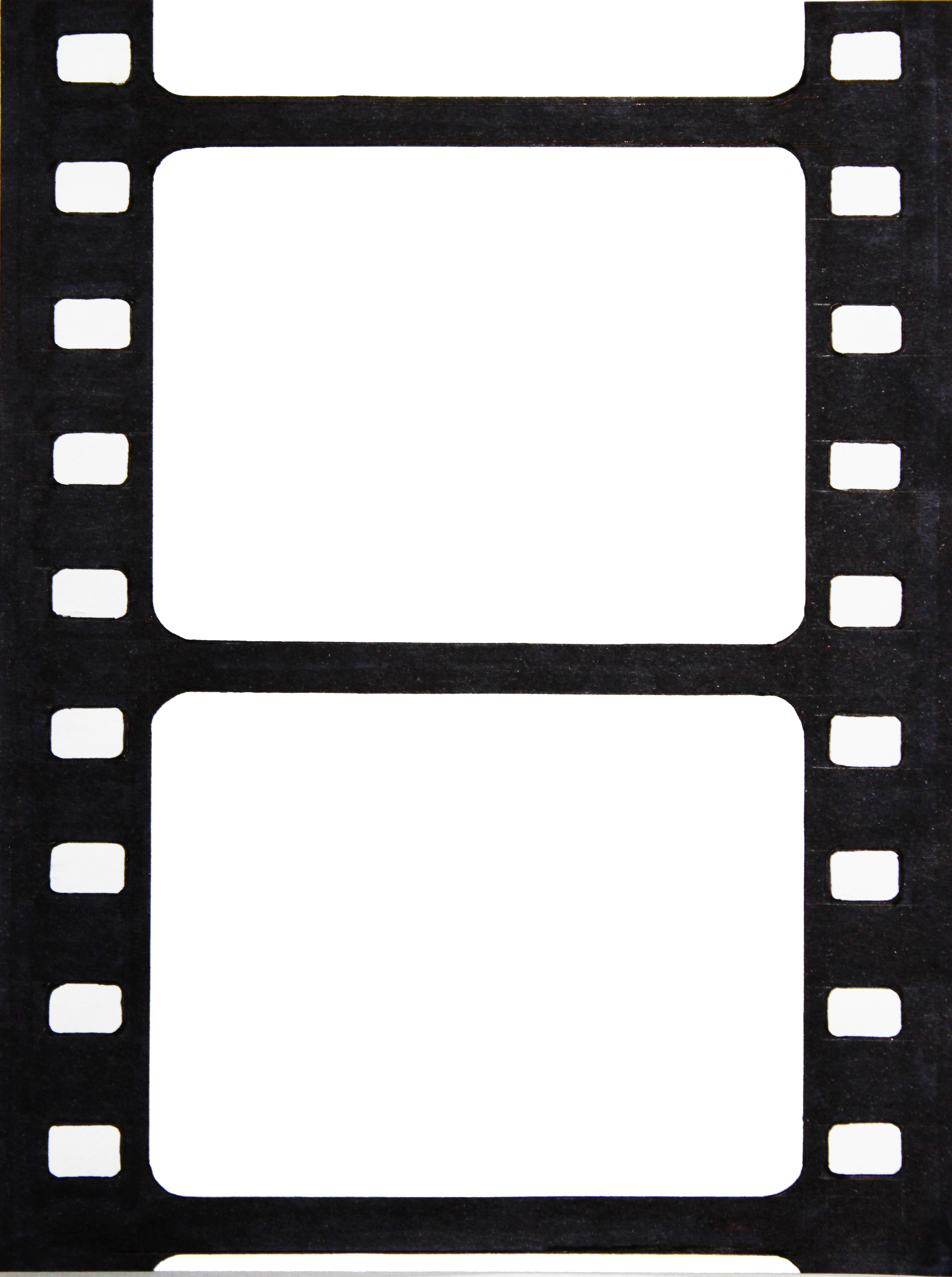 Printable Photo Booth Film Strip Template (3312x4440), Png Download