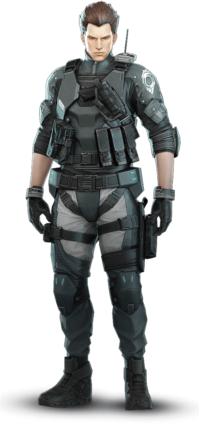 Frontline Medic - " - Ghost In The Shell First Assault Saito (410x884), Png Download