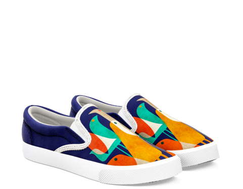 Flock Of Birds - Shoe (480x480), Png Download