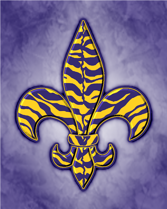 Lsu Tiger Stripes (800x800), Png Download