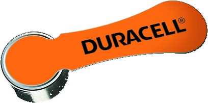 Duracell Hearing Aid Batteries With Easy-fit Tab, Size - Duracell (408x202), Png Download