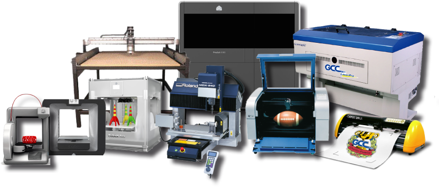Fab Lab Equipment Group - Fab Lab Equipment (1000x419), Png Download