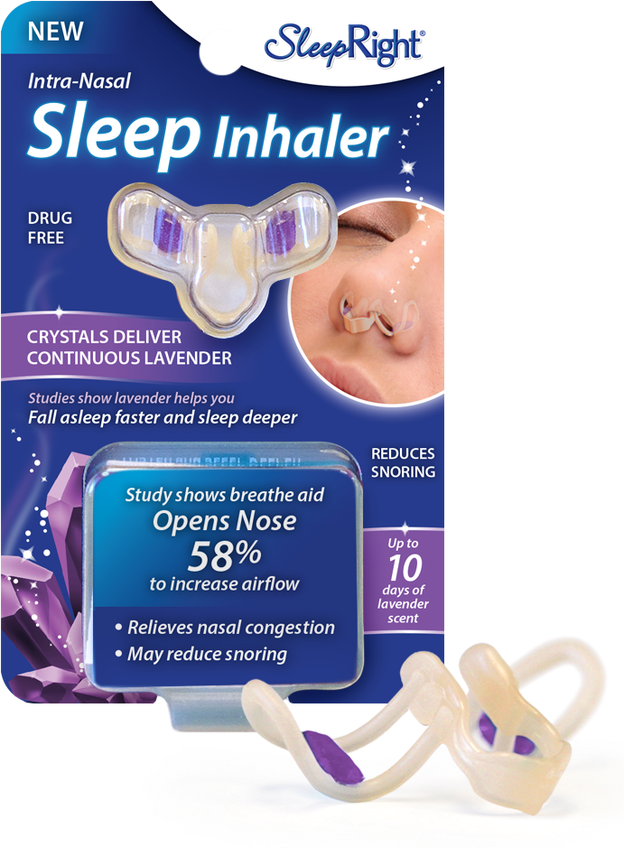 Sleep Inhaler - Sleepright Nasal Breathe Aid (3 Count) (708x953), Png Download