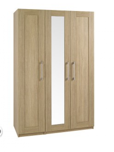 3 Door Wardrobe (500x500), Png Download