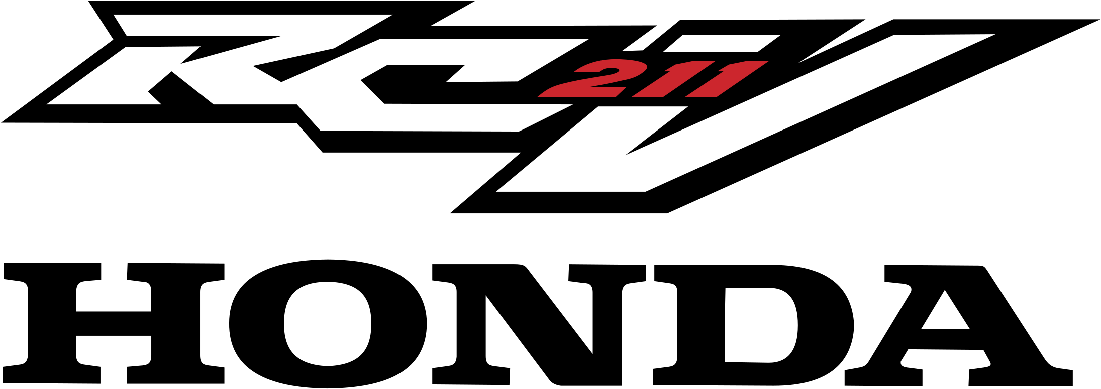 Rc211v Honda Logo Png Transparent - Honda Motos Logo Vector (2400x2400), Png Download