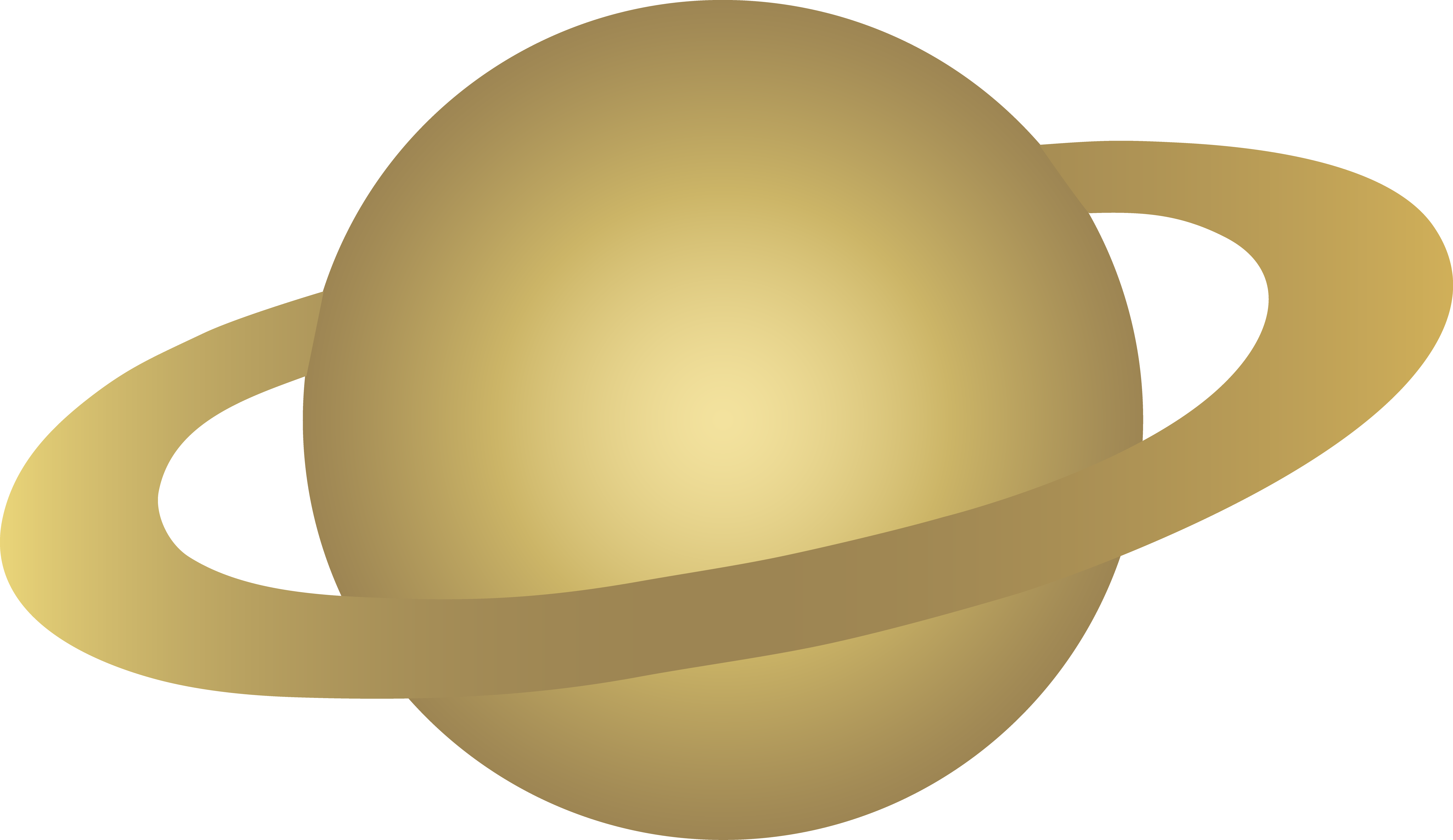 Planet Clipart Transparent Background - Cartoon Saturn Transparent Background (6071x3511), Png Download