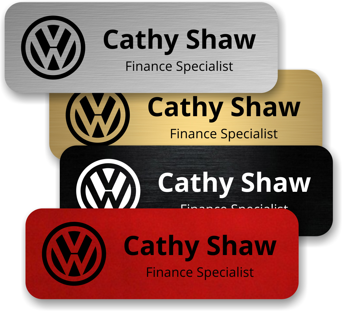 Etched Aluminium Name Tag Features - Name Tag Aluminium Png (1127x1028), Png Download