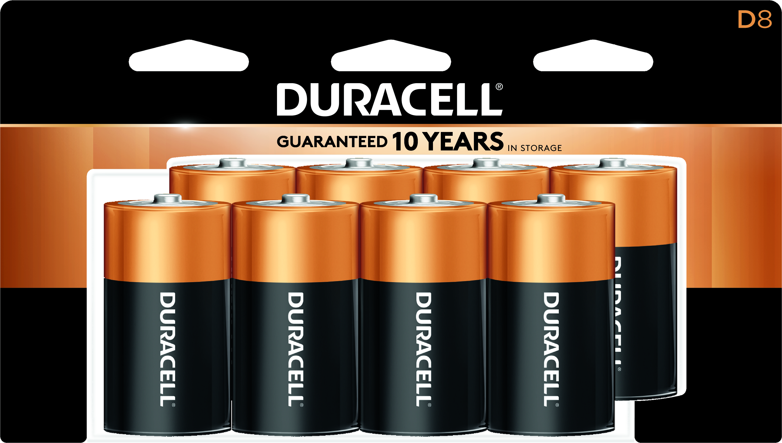 Duracell D Alkaline Batteries, 4-pack (3094x1752), Png Download