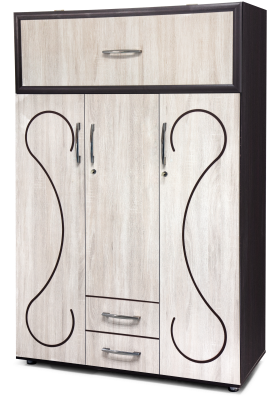 Fpf Mod 3 Door Flap Wardrobe - Area Code 239 (300x450), Png Download