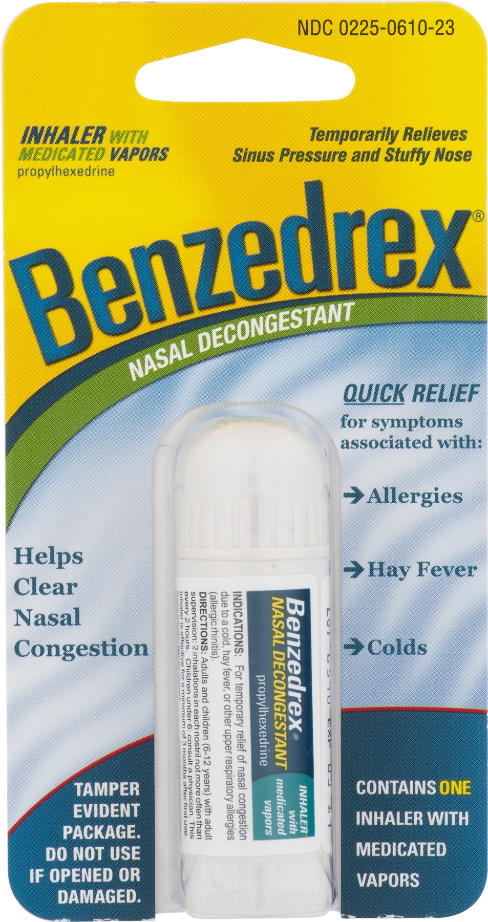 Nasal Inhaler Benzedrex (1800x1800), Png Download